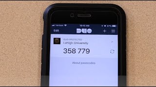 Cell Phone Passcode Method with Duo Mobile App [upl. by Leftwich480]