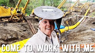 PIPELINE WELDING PROCESS FROM START TO FINISH  IN THE FIELD [upl. by Sunshine450]