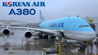 🇺🇸 Los Angeles LAX to Seoul ICN 🇰🇷 Korean Air Airbus A380  FULL FLIGHT REPORT Polar route [upl. by Anaihr]