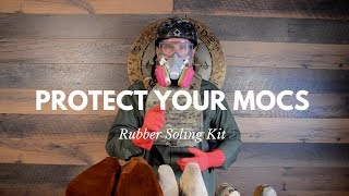 DIY Rubber Soling Kit Protect Your Moccasins [upl. by Siekram392]