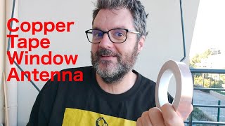 Building a CopperTape VHF Window Antenna [upl. by Naicad]