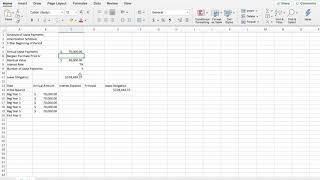 How To Create an Amortization Schedule Leases [upl. by Baryram449]