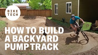 How to build a backyard pump track [upl. by Angie]