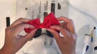 How To Make Mickey Mouse Ears or Minnie Mouse Ears on Headband [upl. by Loredo]