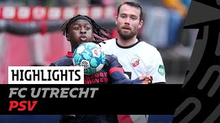 Highlights FC Utrecht  PSV [upl. by Alyworth175]