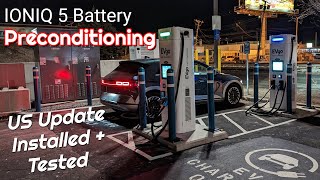 2022 IONIQ 5 AWD Battery Preconditioning Update Installation and Test [upl. by Acenom921]