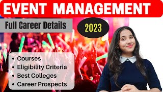 Event Management Courses in India Complete Information [upl. by Gabriella]