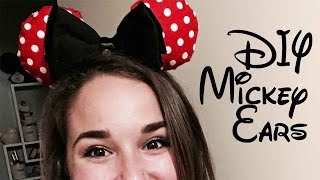 DIY MICKEY EARS [upl. by Assirralc]