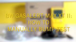 How Do I Manually Bump Test the BW GasAlert Max XT II Multi Gas Detector [upl. by Rez]