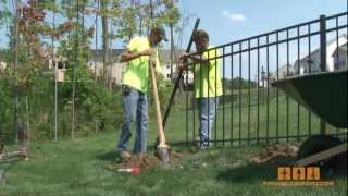 Aluminum Fence  How to install it [upl. by Neils]