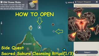 Sacred Sakura Cleansing Ritual At Araumi  Barrier Puzzle Part 3  Genshin Impact [upl. by Euqnomod]