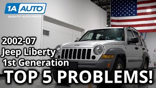 Top 5 Problems Jeep Liberty SUV 1st Generation 200207 [upl. by Lurie727]