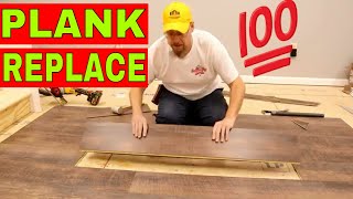 PT 2 HOW TO EASILY REPAIR VINYL PLANK FLOORING [upl. by Ot]