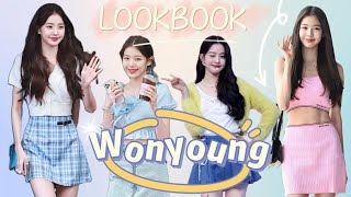 IVE Wonyoung outfit LOOKBOOK wonyoung ive [upl. by Inafets]