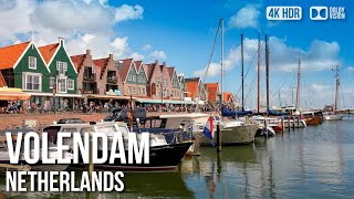 Volendam Traditional Dutch Fishing Village  🇳🇱 Netherlands 4K HDR Walking Tour [upl. by Assiled766]