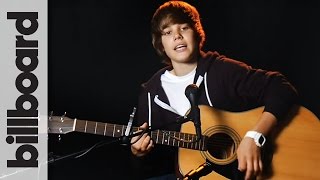 Justin Bieber One Time Full Acoustic Performance  Billboard Live Studio Session [upl. by Beacham309]