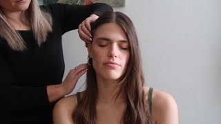 ASMR  Light Touch Massage on Katie  Back Scratching [upl. by Betsy]