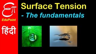 Surface Tension in liquids  Physics explained in HINDI  EduPoint [upl. by Delores]