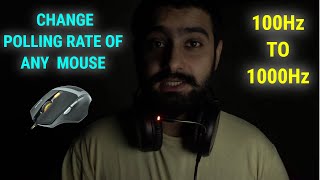 Change Polling Rate Of Any Mouse  Fast Response  Simple Mouse To Gaming Mouse [upl. by Halima984]