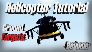 Gta 5 Online  Helicopter Tutorial Pt2  Killing Ground Targets Beginner [upl. by Houston]