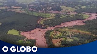 Barragem da Vale rompe em Brumadinho repetindo tragédia de Mariana [upl. by Marcin]