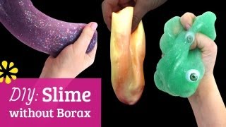 DIY Slime without Borax  Liquid Starch Recipe  Sea Lemon [upl. by Farl]