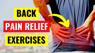 Back Pain Relief Exercises in 5 Min [upl. by Lemra]