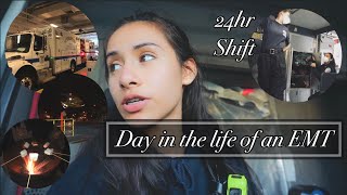 DAY IN THE LIFE OF AN EMT 24 HOUR WEEKEND SHIFT COVIDPANDEMIC EDITION [upl. by Yarazed]