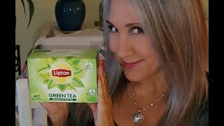 Lipton Green Tea  Decaf  KimTownselYouTube [upl. by Dripps]