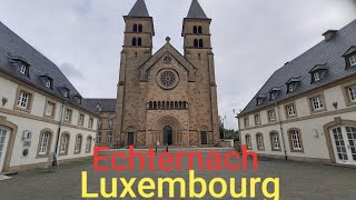 Echternach Luxembourg  A walking tour around historical and beautiful town [upl. by Annekam]