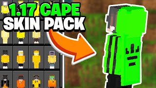 CUSTOM CAPES Skin Pack For 117 Minecraft Bedrock [upl. by Curren]