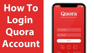 Quora Login  Quora Account App Login Help 2021  wwwquoracom Sign In [upl. by Chapell]