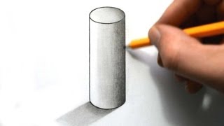 How to Draw a Cylinder [upl. by Torr]