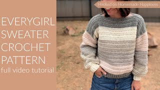 How to Crochet the Everygirl Sweater [upl. by Notlil248]