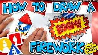 How To Draw A Firework Folding Surprise [upl. by Eniamrahs]