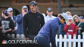 Tiger and Charlie Woods growing and learning at PNC Championship  Golf Central  Golf Channel [upl. by Wivestad]