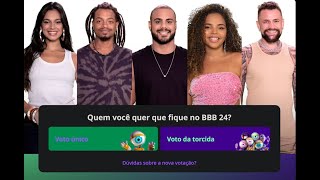 💥BBB 24 4ª Eliminação AO VIVO Nizam Pitel Raquele  e prova do líder Big Brother Brasil 2024 [upl. by Urba]