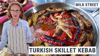 Milk Street Cooking School TurkishStyle Skillet Kebab [upl. by Gotthelf]