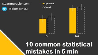 Ten Statistical Mistakes in 5 Min [upl. by Kcid809]