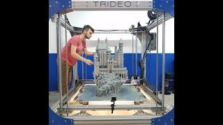 3D Printing Timelapse  1 meter high [upl. by Lohrman591]