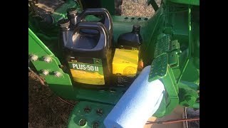 Easy Oil Change  John Deere [upl. by Lyndy]