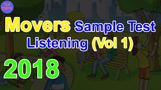 2018 Movers Listening Sample Test With Answers Vol 1  Young Learners Tests [upl. by Ardnassak305]