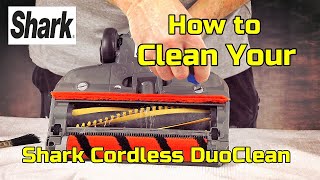 How to Clean Shark Anti Hair Wrap Cordless Vacuum Cleaner IZ251UK [upl. by Navak]