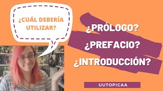 ¿Prólogo Prefacio ¿Introducción [upl. by Marlie186]