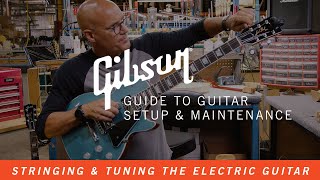 How To Change Guitar Strings amp Tune Your Electric Guitar [upl. by Niwle]