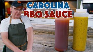 Carolina BBQ Sauce 2 Ways Vinegar Pepper BBQ Sauce amp Mustard BBQ Sauce Recipe [upl. by Laughlin]