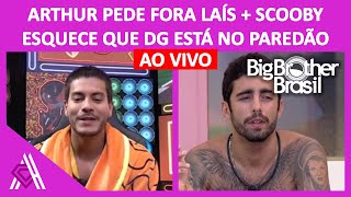 🟣 BBB 22 Arthur Aguiar pede fora Laís  21032022  BIG BROTHER BRASIL  COMENTÁRIOS AO VIVO [upl. by Richmond]