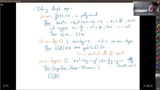 Elliptic Curves  Lecture 1  Introduction to diophantine equations [upl. by Jakoba]