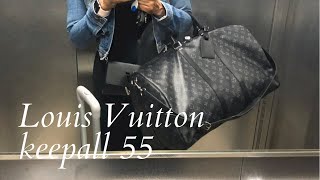 LOUIS VUITTON KEEPALL 55 [upl. by Mauve557]