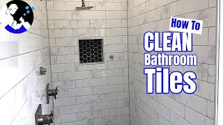 How to Clean Bathroom Tiles Porcelain – Clean With Confidence [upl. by Siuqaj760]